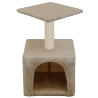 vidaXL Katzen-Kratzbaum Sisal 55 cm Beige