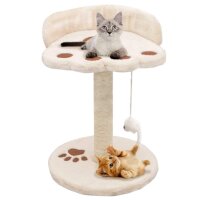 vidaXL Katzen-Kratzbaum Sisal 40 cm Beige und Braun