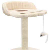 vidaXL Katzen-Kratzbaum Sisal 40 cm Beige und Braun