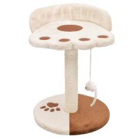 vidaXL Katzen-Kratzbaum Sisal 40 cm Beige und Braun