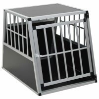 vidaXL Hundetransportbox mit Einzeltür 65 x 91 x...