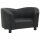 vidaXL Hundesofa Schwarz 67x41x39 cm Kunstleder