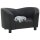 vidaXL Hundesofa Schwarz 67x41x39 cm Kunstleder