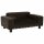 vidaXL Hundesofa Braun 81x43x31 cm Pl&uuml;sch und Kunstleder