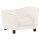 WOWONA Hundesofa Creme 69x49x40 cm Pl?sch