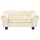 vidaXL Hundesofa Creme 72x45x30 cm Pl&uuml;sch