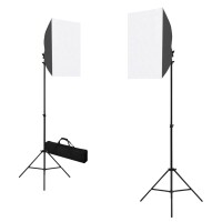 vidaXL Professionelle Studioleuchten 2 Stk. 40x60 cm...