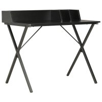 vidaXL Schreibtisch Schwarz 80x50x84 cm