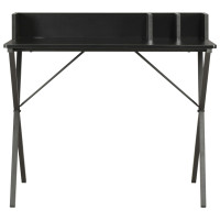 vidaXL Schreibtisch Schwarz 80x50x84 cm