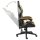 vidaXL Gaming-Stuhl Schwarz und Golden Kunstleder