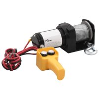 vidaXL 12 V Elektrische Seilwinde 907 kg Kabel-Fernbedienung