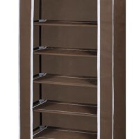 Schuhschrank Schuhregal 8 Schicht 57 x29 x162 cm Braun