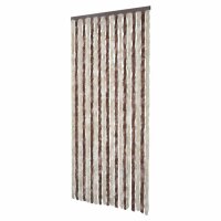 vidaXL Insektenschutz-Vorhang Beige und Hellbraun 90x220 cm Chenille