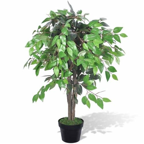 K&uuml;nstlicher Ficus mit Topf 90 cm