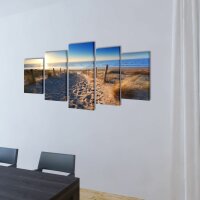 Bilder Dekoration Set Strand 200 x 100 cm