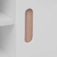 vidaXL TV-Schrank MDF 150 x 35 x 48,5 cm Hochglanz Wei&szlig;