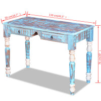 vidaXL Schreibtisch Altholz