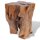 vidaXL Hocker Massivholz Teak