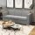 vidaXL 3-Sitzer Sofa Stoff Hellgrau
