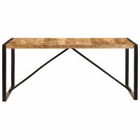 vidaXL Esszimmertisch Raues Mangoholz Massiv 180 cm