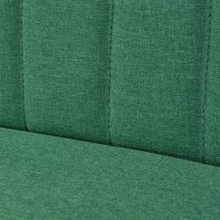 WOWONA Sofa Stoff 117 x 55,5 x 77 cm Gr&uuml;n