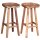 WOWONA Barhocker 2 Stk. Massivholz Akazie