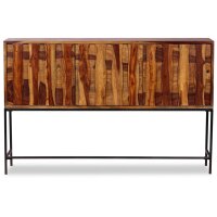 vidaXL Sideboard Massivholz 120 x 30 x 80 cm