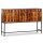 vidaXL Sideboard Massivholz 120 x 30 x 80 cm
