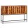 vidaXL Sideboard Massivholz 120 x 30 x 80 cm