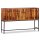 vidaXL Sideboard Massivholz 120 x 30 x 80 cm