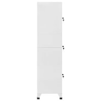 vidaXL Schlie&szlig;fachschrank mit 3 F&auml;chern 38x45x180 cm