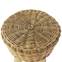 vidaXL Barhocker 2 Stk. Natur Rattan