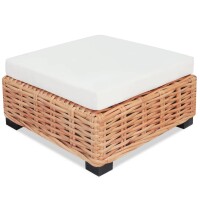 vidaXL Sofagarnitur 16-tlg. Nat&uuml;rliches Rattan