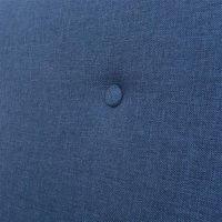 vidaXL 2-Sitzer-Sofa Stoff Blau