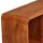 vidaXL TV-Schrank Massivholz mit Honigfarbenem Finish 120x30x40 cm