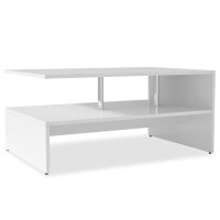 vidaXL Couchtisch Holzwerkstoff 90x59x42 cm Weiß