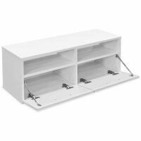 vidaXL TV-Schrank Holzwerkstoff 95x35x36 cm Wei&szlig;