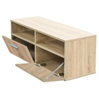 vidaXL TV-Schrank Holzwerkstoff 95x35x36 cm Eiche