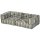 vidaXL 2-Sitzer Modularer Pouf Grau Gestreift Stoff