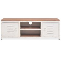 vidaXL TV-Schrank 120 x 30 x 40 cm Wei&szlig;