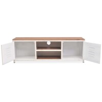 vidaXL TV-Schrank 120 x 30 x 40 cm Wei&szlig;