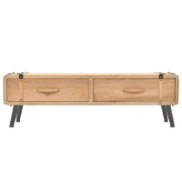 vidaXL TV-Schrank Tannenholz Massiv 120 &times; 33 &times; 35 cm