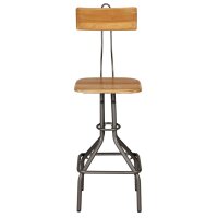 vidaXL Barhocker 2 Stk. Altholz Teak