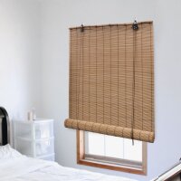 vidaXL Bambusrollo 140x220 cm Braun