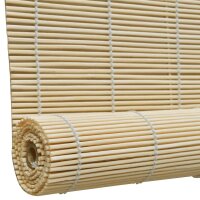 vidaXL Bambusrollo 100x220 cm Natur