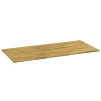 WOWONA Tischplatte Eichenholz Massiv Rechteckig 23 mm 100 x 60 cm