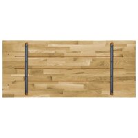 WOWONA Tischplatte Eichenholz Massiv Rechteckig 23 mm 100 x 60 cm