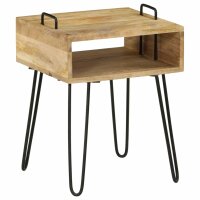 vidaXL Nachttisch Massivholz Mango 40&times;34&times;47 cm