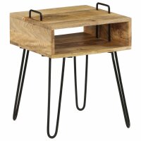 vidaXL Nachttisch Massivholz Mango 40&times;34&times;47 cm