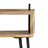 vidaXL Nachttisch Massivholz Mango 40&times;34&times;47 cm